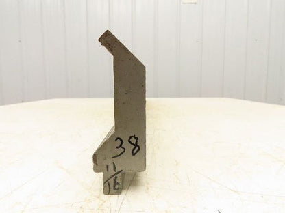 Press Brake Gooseneck Punch Die 38-3/4" Long 90° V 3/8" Finger 3-3/4" H