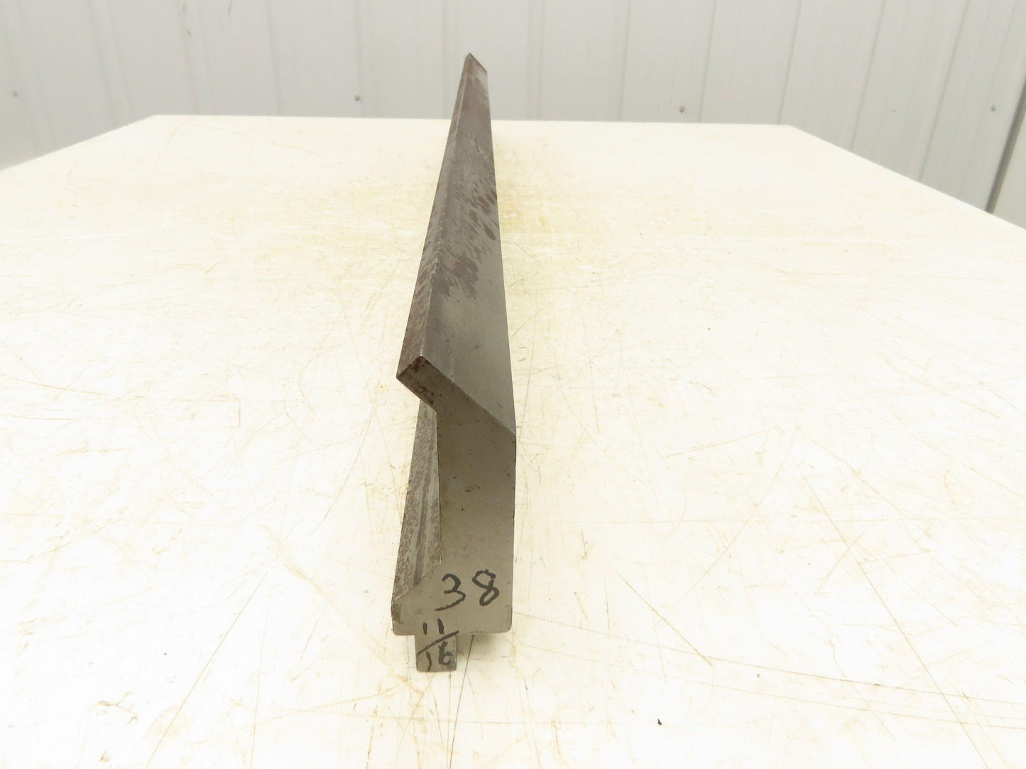 Press Brake Gooseneck Punch Die 38-3/4" Long 90° V 3/8" Finger 3-3/4" H