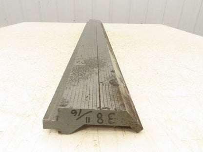 Press Brake Gooseneck Punch Die 38-3/4" Long 90° V 3/8" Finger 3-3/4" H