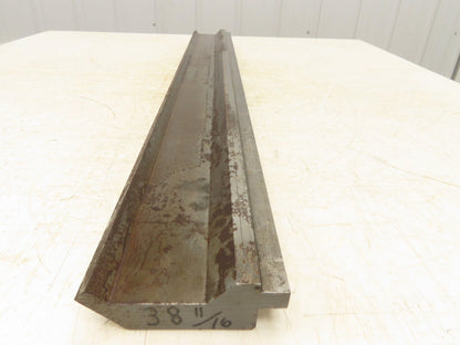 Press Brake Gooseneck Punch Die 38-3/4" Long 90° V 3/8" Finger 3-3/4" H