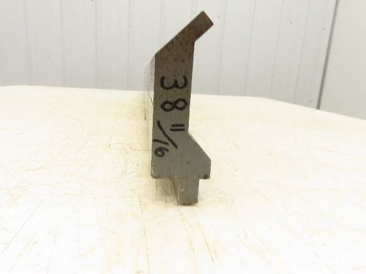 Press Brake Gooseneck Punch Die 38-3/4" Long 90° V 3/8" Finger 3-3/4" H
