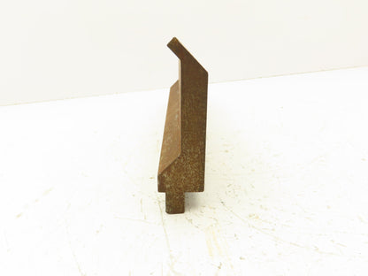 Press Brake Gooseneck Punch Die 13-9/16" Long 90° V 1/4" Finger 3-3/4" H