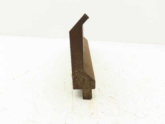 Press Brake Gooseneck Punch Die 13-9/16" Long 90° V 1/4" Finger 3-3/4" H