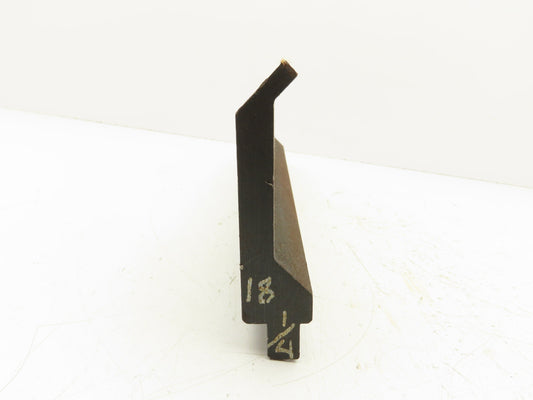 Press Brake Gooseneck Punch Die 9-1/2" Long 90° V 1/4" Finger 3-3/4" H