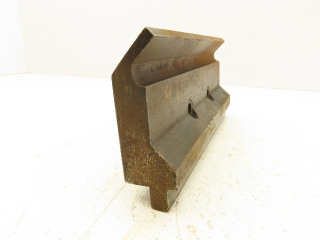 Press Brake Gooseneck Punch Die 18-1/4" Long 90° V 1/4" Finger 3-3/4" H