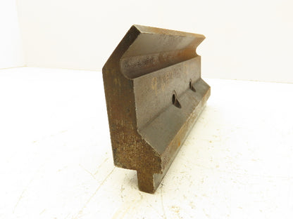 Press Brake Gooseneck Punch Die 18-1/4" Long 90° V 1/4" Finger 3-3/4" H