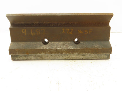 Press Brake Gooseneck Punch Die 18-1/4" Long 90° V 1/4" Finger 3-3/4" H
