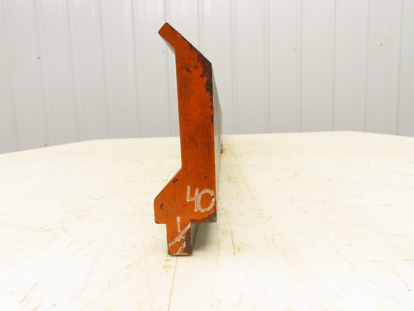 Press Brake Gooseneck Punch Die 40-1/2" Long 90° V 1/4" Finger 3-3/4" H