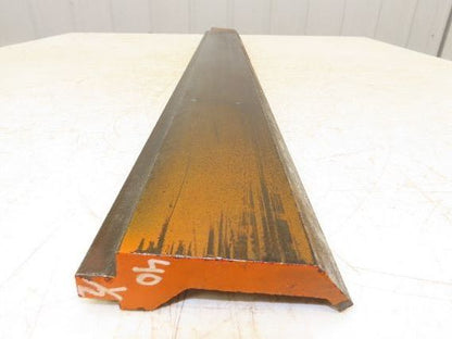 Press Brake Gooseneck Punch Die 40-1/2" Long 90° V 1/4" Finger 3-3/4" H