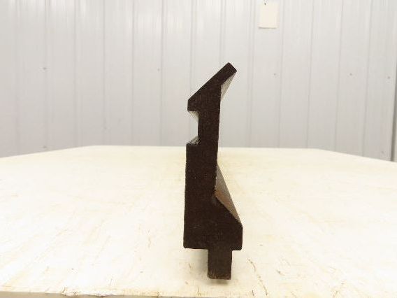 Press Brake Gooseneck Punch Die 61" Long 90° V 1/4" Finger 3-3/4" H 5/8" Notch