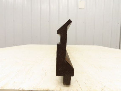 Press Brake Gooseneck Punch Die 61" Long 90° V 1/4" Finger 3-3/4" H 5/8" Notch