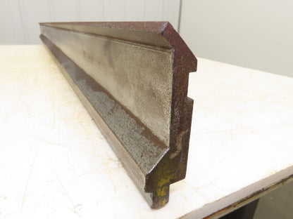 Press Brake Gooseneck Punch Die 61" Long 90° V 1/4" Finger 3-3/4" H 5/8" Notch