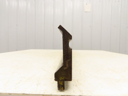 Press Brake Gooseneck Punch Die 61" Long 90° V 1/4" Finger 3-3/4" H 5/8" Notch