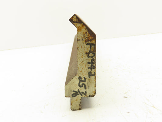 Press Brake Gooseneck Punch Die 25-7/16" Long 90° V 3/8" Finger 3-3/4" H