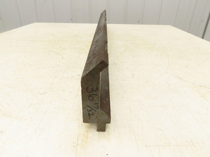 Press Brake Gooseneck Punch Die 36-1/2" Long 90° V 3/8" Finger 3-3/4" H