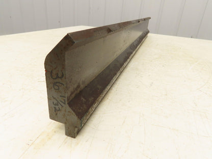 Press Brake Gooseneck Punch Die 36-1/2" Long 90° V 3/8" Finger 3-3/4" H