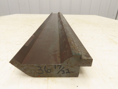Press Brake Gooseneck Punch Die 36-1/2" Long 90° V 3/8" Finger 3-3/4" H
