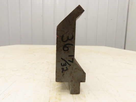 Press Brake Gooseneck Punch Die 36-1/2" Long 90° V 3/8" Finger 3-3/4" H