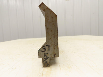 Press Brake Gooseneck Punch Die 37-3/8" Long 90° V 3/8" Finger 3-3/4" H