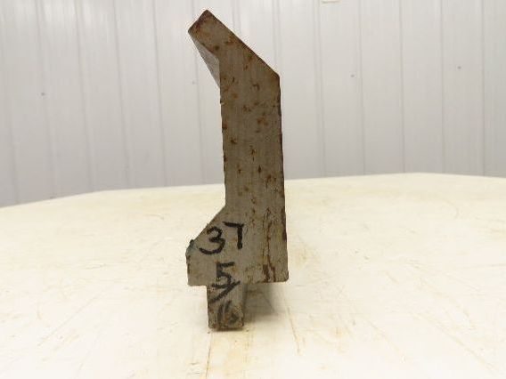 Press Brake Gooseneck Punch Die 37-3/8" Long 90° V 3/8" Finger 3-3/4" H