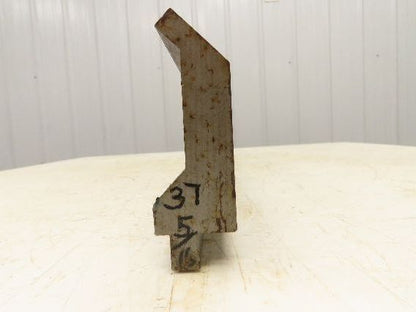 Press Brake Gooseneck Punch Die 37-3/8" Long 90° V 3/8" Finger 3-3/4" H