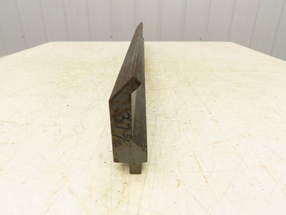 Press Brake Gooseneck Punch Die 37-3/8" Long 90° V 3/8" Finger 3-3/4" H