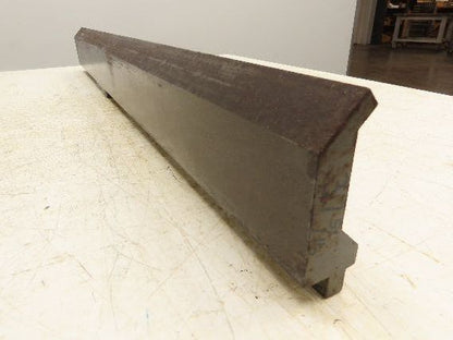 Press Brake Gooseneck Punch Die 37-3/8" Long 90° V 3/8" Finger 3-3/4" H