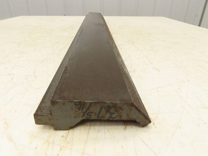 Press Brake Gooseneck Punch Die 37-3/8" Long 90° V 3/8" Finger 3-3/4" H