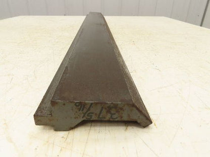 Press Brake Gooseneck Punch Die 37-3/8" Long 90° V 3/8" Finger 3-3/4" H