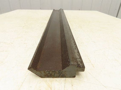 Press Brake Gooseneck Punch Die 37-3/8" Long 90° V 3/8" Finger 3-3/4" H