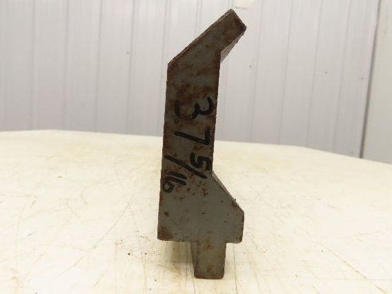 Press Brake Gooseneck Punch Die 37-3/8" Long 90° V 3/8" Finger 3-3/4" H