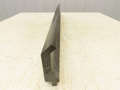 Press Brake Gooseneck Punch Die 35-7/16" Long 90° V 1/4" Finger 3-3/4" H