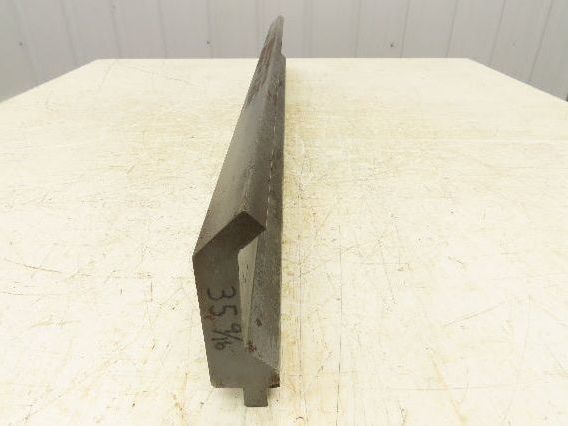 Press Brake Gooseneck Punch Die 35-7/16" Long 90° V 1/4" Finger 3-3/4" H
