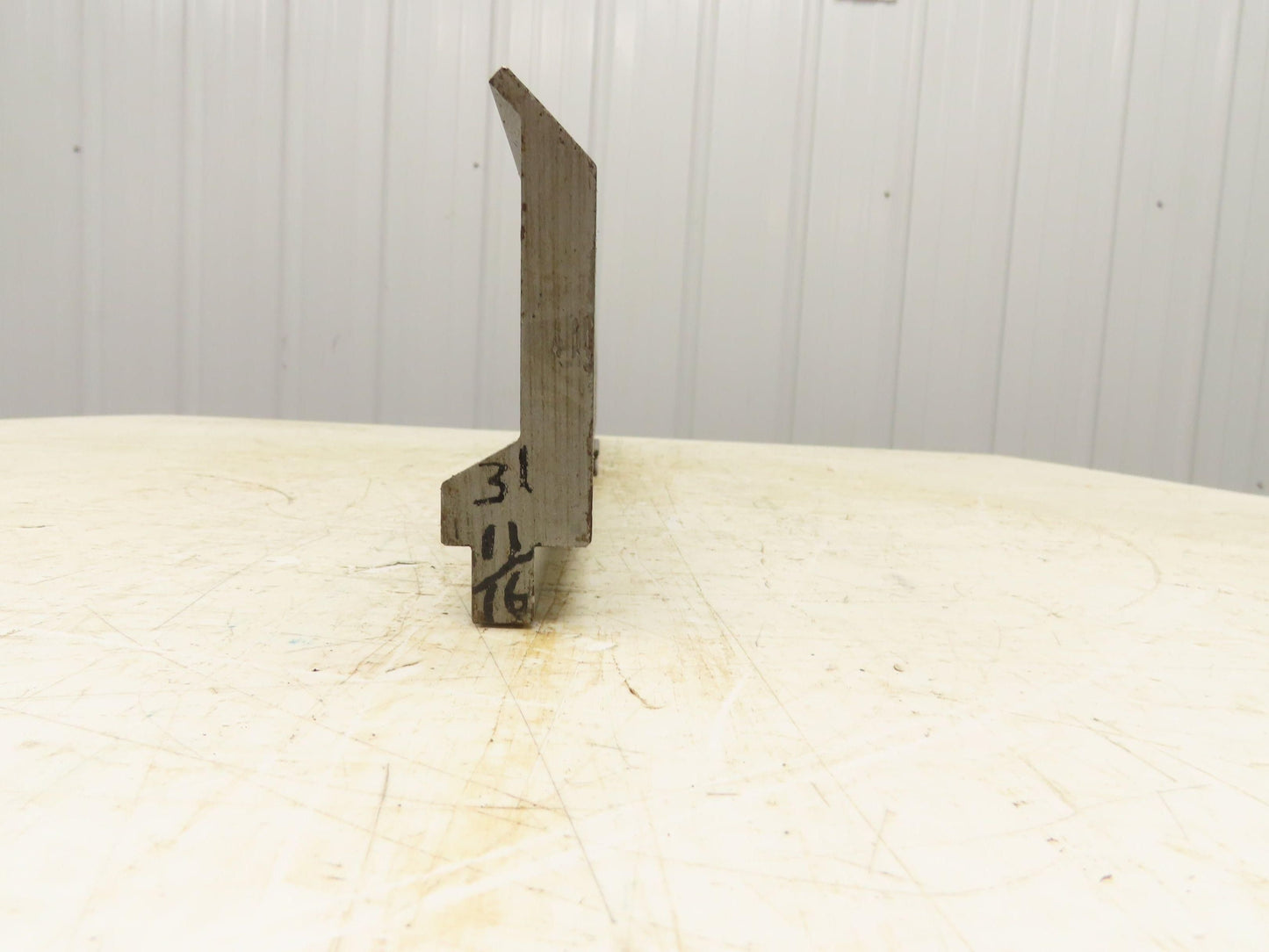 Press Brake Gooseneck Punch Die 31-3/4" Long 90° V 3/16" Finger 3-3/4" H