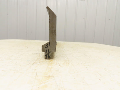 Press Brake Gooseneck Punch Die 31-3/4" Long 90° V 3/16" Finger 3-3/4" H