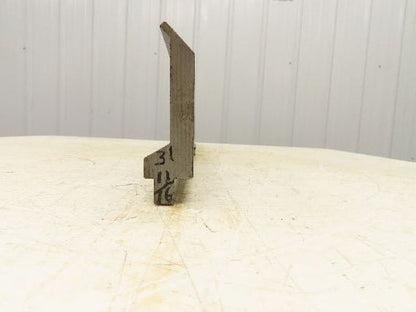 Press Brake Gooseneck Punch Die 31-3/4" Long 90° V 3/16" Finger 3-3/4" H