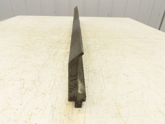 Press Brake Gooseneck Punch Die 31-3/4" Long 90° V 3/16" Finger 3-3/4" H