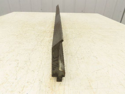 Press Brake Gooseneck Punch Die 31-3/4" Long 90° V 3/16" Finger 3-3/4" H