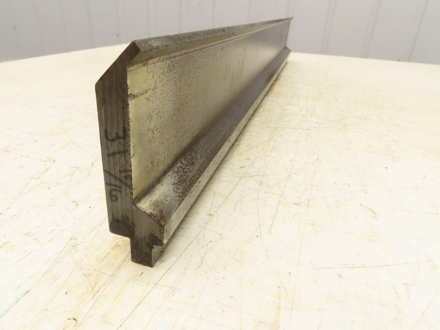 Press Brake Gooseneck Punch Die 31-3/4" Long 90° V 3/16" Finger 3-3/4" H