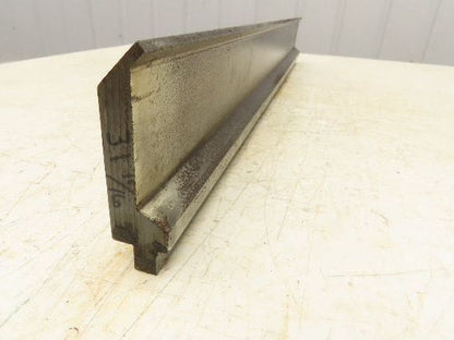 Press Brake Gooseneck Punch Die 31-3/4" Long 90° V 3/16" Finger 3-3/4" H