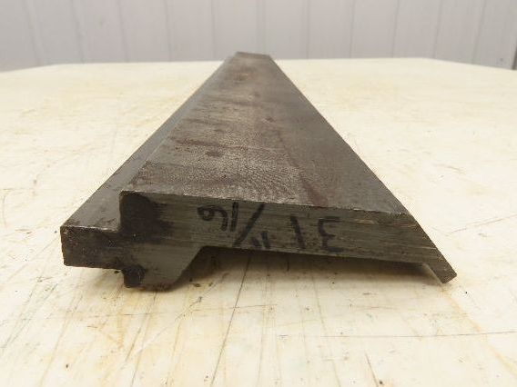 Press Brake Gooseneck Punch Die 31-3/4" Long 90° V 3/16" Finger 3-3/4" H