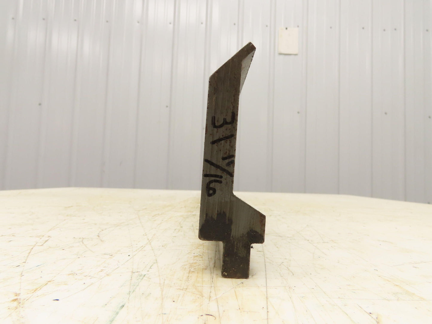 Press Brake Gooseneck Punch Die 31-3/4" Long 90° V 3/16" Finger 3-3/4" H
