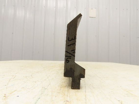 Press Brake Gooseneck Punch Die 31-3/4" Long 90° V 3/16" Finger 3-3/4" H