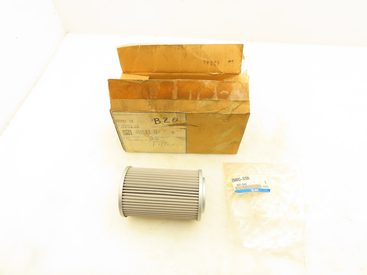 SMC EM910-105N Hydraulic Filter Element Wire Mesh 4.5"