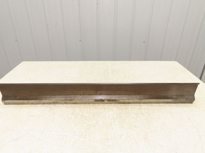 Press Brake Gooseneck Punch Die 34-7/8" Long 90° V 1/4" Finger 3-3/4" H