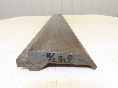 Press Brake Gooseneck Punch Die 34-7/8" Long 90° V 1/4" Finger 3-3/4" H