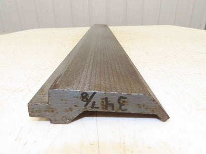 Press Brake Gooseneck Punch Die 34-7/8" Long 90° V 1/4" Finger 3-3/4" H