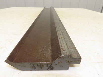 Press Brake Gooseneck Punch Die 34-7/8" Long 90° V 1/4" Finger 3-3/4" H
