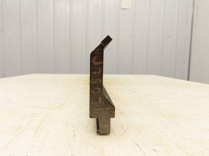 Press Brake Gooseneck Punch Die 46-3/4" L 90° V 1/4" Finger 3-5/8" H Safety Tang