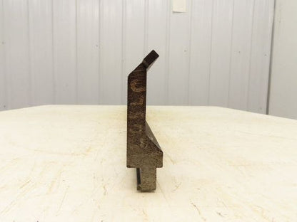 Press Brake Gooseneck Punch Die 46-3/4" L 90° V 1/4" Finger 3-5/8" H Safety Tang